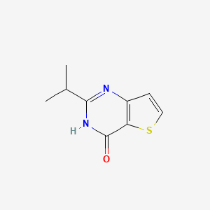 molecular formula C9H10N2OS B8775663 2-Isopropylthieno[3,2-d]pyrimidin-4(3H)-one 