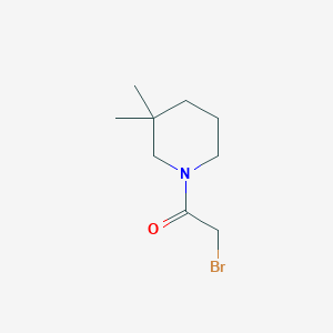 molecular formula C9H16BrNO B8775707 2-Bromo-1-(3,3-dimethylpiperidin-1-yl)ethanone CAS No. 138280-22-5