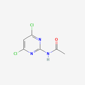 molecular formula C6H5Cl2N3O B8775716 N-(4,6-Dichloropyrimidin-2-yl)acetamide CAS No. 58910-75-1