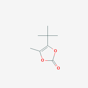 molecular formula C8H12O3 B8775751 4-Tert-butyl-5-methyl-1,3-dioxol-2-one CAS No. 86005-11-0
