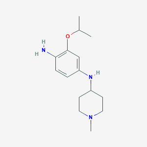 2-isopropoxy-N4-(1-methylpiperidin-4-yl)benzene-1,4-diamine
