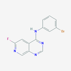 N-(3-bromophenyl)-6-fluoropyrido[3,4-d]pyrimidin-4-amine