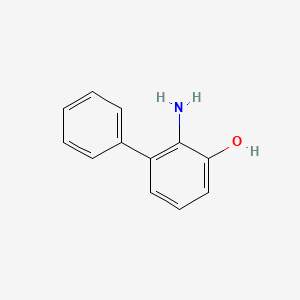 molecular formula C12H11NO B8775887 2-Amino-[1,1'-biphenyl]-3-ol 
