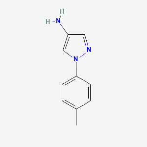 molecular formula C10H11N3 B8775892 4-Amino-1-p-tolyl-1H-pyrazole 