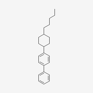 molecular formula C23H30 B8775914 4-(trans-4-Pentylcyclohexyl)biphenyl 