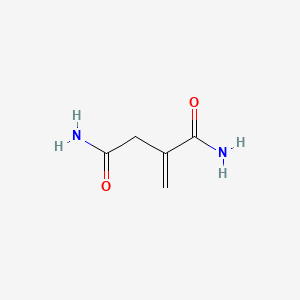 molecular formula C5H8N2O2 B8775927 Itaconamide CAS No. 3786-29-6