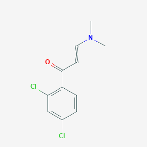 molecular formula C11H11Cl2NO B8775998 1-(2,4-Dichlorobenzoyl)-2-(n,n-dimethylamino)ethene 