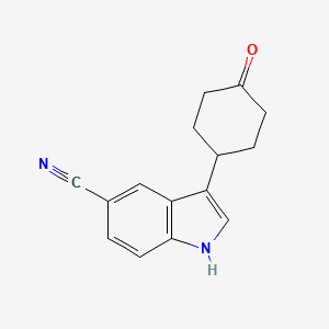 3-(4-oxocyclohexyl)-1H-indole-5-carbonitrile