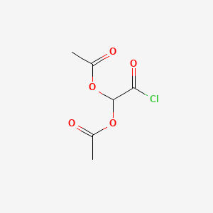 molecular formula C6H7ClO5 B8776040 2,2-Diacetoxyacetyl chloride CAS No. 36674-73-4