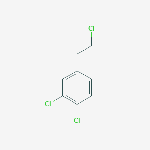 molecular formula C8H7Cl3 B8776101 1,2-Dichloro-4-(2-chloroethyl)benzene 