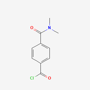 molecular formula C10H10ClNO2 B8776110 4-(Dimethylcarbamoyl)benzoyl chloride CAS No. 329794-80-1
