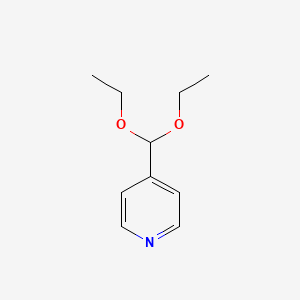 molecular formula C10H15NO2 B8776132 4-(Diethoxymethyl)pyridine CAS No. 27443-40-9