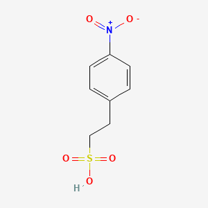 molecular formula C8H9NO5S B8776255 2-(4-nitrophenyl)ethanesulfonic Acid 