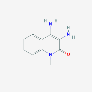 molecular formula C10H11N3O B8776274 3,4-Diamino-1-methylquinolin-2(1H)-one CAS No. 921214-45-1