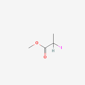 molecular formula C4H7IO2 B8776303 Methyl-2-iodopropionate CAS No. 56905-18-1