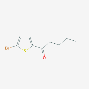 molecular formula C9H11BrOS B8776392 1-(5-Bromo-2-thienyl)pentan-1-one 