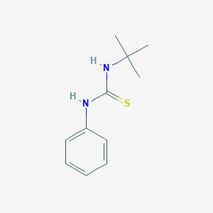 molecular formula C11H16N2S B087764 硫脲, N-(1,1-二甲基乙基)-N'-苯基- CAS No. 14327-04-9