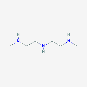 molecular formula C6H17N3 B8776565 N-methyl-N'-[2-(methylamino)ethyl]ethane-1,2-diamine 