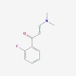 molecular formula C11H12FNO B8776575 3-(Dimethylamino)-1-(2-fluorophenyl)prop-2-en-1-one 