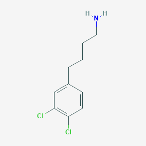 molecular formula C10H13Cl2N B8776585 4-(3,4-Dichlorophenyl)butan-1-amine 