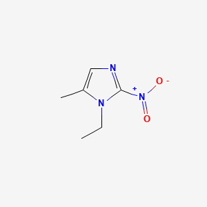 molecular formula C6H9N3O2 B8776606 1-Ethyl-5-methyl-2-nitroimidazole CAS No. 23571-36-0