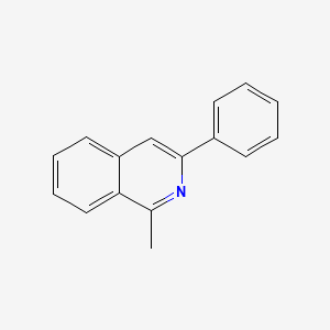 molecular formula C16H13N B8776708 1-Methyl-3-phenylisoquinoline CAS No. 1721-96-6