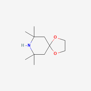 1,4-Dioxa-8-azaspiro[4.5]decane, 7,7,9,9-tetramethyl-