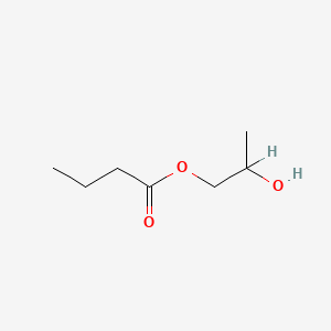 molecular formula C7H14O3 B8776782 2-Hydroxypropyl butyrate CAS No. 29592-95-8