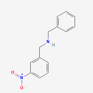 molecular formula C14H14N2O2 B8776785 N-benzyl-1-(3-nitrophenyl)methanamine 
