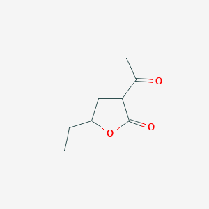 molecular formula C8H12O3 B8776818 3-Acetyl-5-Ethyldihydro-2(3H)-Furanone CAS No. 3620-19-7