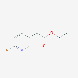 molecular formula C9H10BrNO2 B8776909 Ethyl 2-(6-bromopyridin-3-yl)acetate 