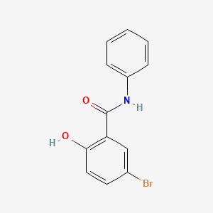 molecular formula C13H10BrNO2 B8776923 5-Bromosalicylanilide CAS No. 4294-89-7