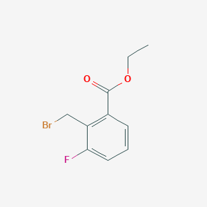molecular formula C10H10BrFO2 B8777059 Ethyl 2-(bromomethyl)-3-fluorobenzoate CAS No. 114312-58-2