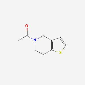 molecular formula C9H11NOS B8777061 5-Acetyl-4,5,6,7-tetrahydrothieno[3,2-c]pyridine 