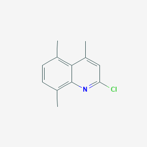 molecular formula C12H12ClN B8777094 2-Chloro-4,5,8-trimethylquinoline 