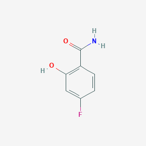 molecular formula C7H6FNO2 B8777095 4-Fluoro-2-hydroxybenzamide CAS No. 1643-77-2
