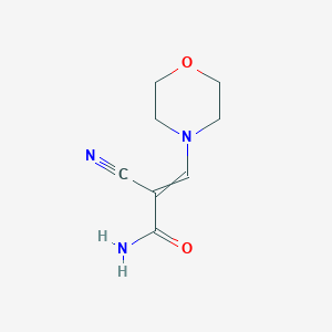 3-Morpholino-2-cyanoacrylamide