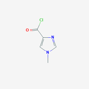 molecular formula C5H5ClN2O B8777187 1-Methyl-1H-imidazole-4-carbonyl chloride 