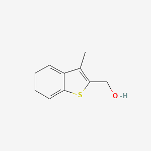 molecular formula C10H10OS B8777192 (3-Methyl-1-benzothiophen-2-yl)methanol CAS No. 3133-88-8