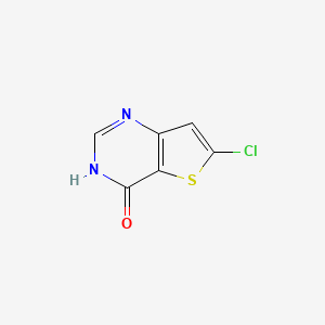 molecular formula C6H3ClN2OS B8777217 6-chlorothieno[3,2-d]pyrimidin-4(3H)-one 