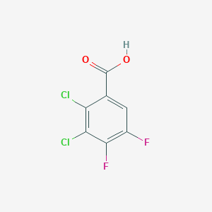molecular formula C7H2Cl2F2O2 B8777246 2,3-Dichloro-4,5-difluorobenzoic acid CAS No. 112062-61-0