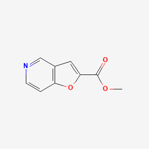 molecular formula C9H7NO3 B8777286 Methyl furo[3,2-c]pyridine-2-carboxylate 
