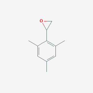 molecular formula C11H14O B8777353 2-(2,4,6-Trimethylphenyl)oxirane 