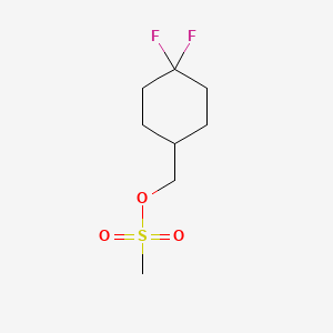 molecular formula C8H14F2O3S B8777416 (4,4-Difluorocyclohexyl)methyl methanesulfonate 