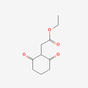 molecular formula C10H14O4 B8777458 Ethyl (2,6-dioxocyclohexyl)acetate CAS No. 52158-88-0