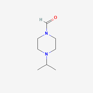 molecular formula C8H16N2O B8777505 1-Formyl-4-isopropylpiperazine 