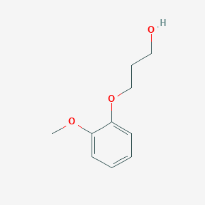 molecular formula C10H14O3 B8777607 3-(2-Methoxyphenoxy)propan-1-ol 