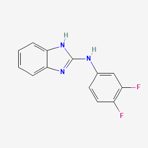 molecular formula C13H9F2N3 B8777694 N-(3,4-Difluorophenyl)-1H-benzimidazol-2-amine CAS No. 917974-38-0