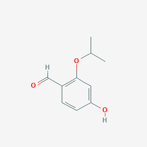 molecular formula C10H12O3 B8777724 4-Hydroxy-2-isopropoxybenzaldehyde 