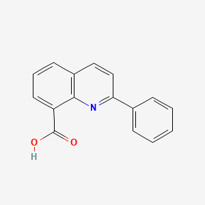 molecular formula C16H11NO2 B8777772 2-Phenylquinoline-8-carboxylic Acid CAS No. 5093-81-2